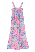 Smocked Square Neck Wide Leg Jumpsuit Women UK