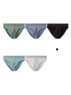 3 Pack Men's Sexy Large Pouch Breathable Comfortable Cotton Briefs
