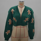 Short Coat Knitted Cardigan Women's Sweater