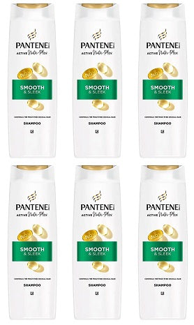 6 x Pantene Shampoo Glatt & Seidig – 325 ml