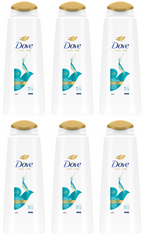 6 x Dove Shampoo Tägliche Feuchtigkeit – 400 ml
