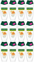 12 x Palmolive Naturals Milk & Honey Shower Gel And Body Wash 250Ml