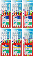6 x Colgate Toothbrush Triple Action  - 4 PACK
