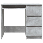 Modern Wooden Home Office Computer Desk Table With 3 Storage Drawers