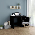 Modern Wooden Home Office Computer Desk Table With Storage Cupboard Wood