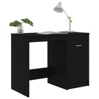 Modern Wooden Home Office Computer Desk Table With Storage Cupboard Wood