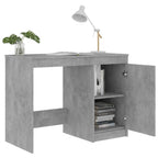 Modern Wooden Home Office Computer Desk Table With Storage Cupboard Wood