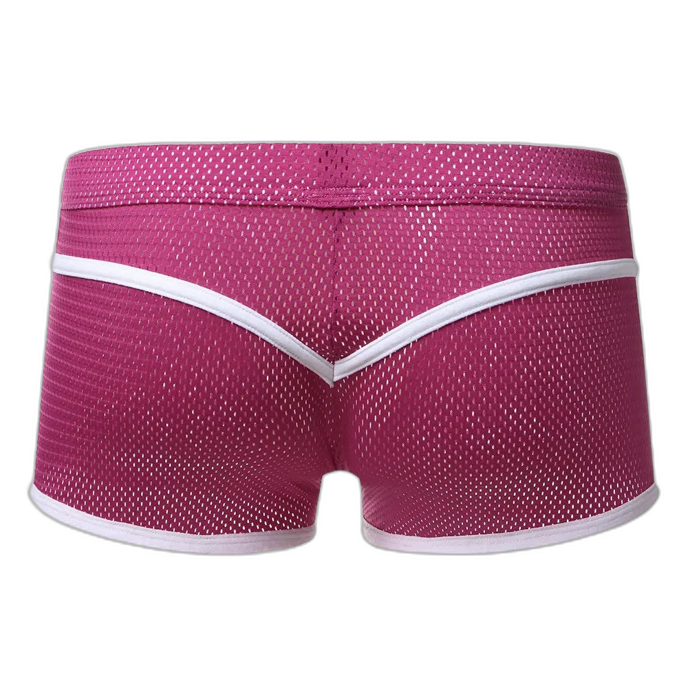 2 Pack Breathable Mesh Lightweight Summer Men's Boxer Briefs