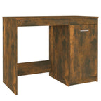 Modern Wooden Home Office Computer Desk Table With Storage Cupboard Wood