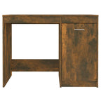 Modern Wooden Home Office Computer Desk Table With Storage Cupboard Wood