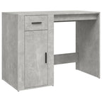 Modern Wooden Home Office Computer Desk Table With Storage Compartment & Drawer