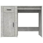 Modern Wooden Home Office Computer Desk Table With Storage Compartment & Drawer