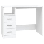 Modern Wooden Home Office Computer Desk Table With 3 Storage Drawers Wood