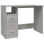 Modern Wooden Home Office Computer Desk Table With 3 Storage Drawers Wood
