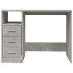 Modern Wooden Home Office Computer Desk Table With 3 Storage Drawers Wood