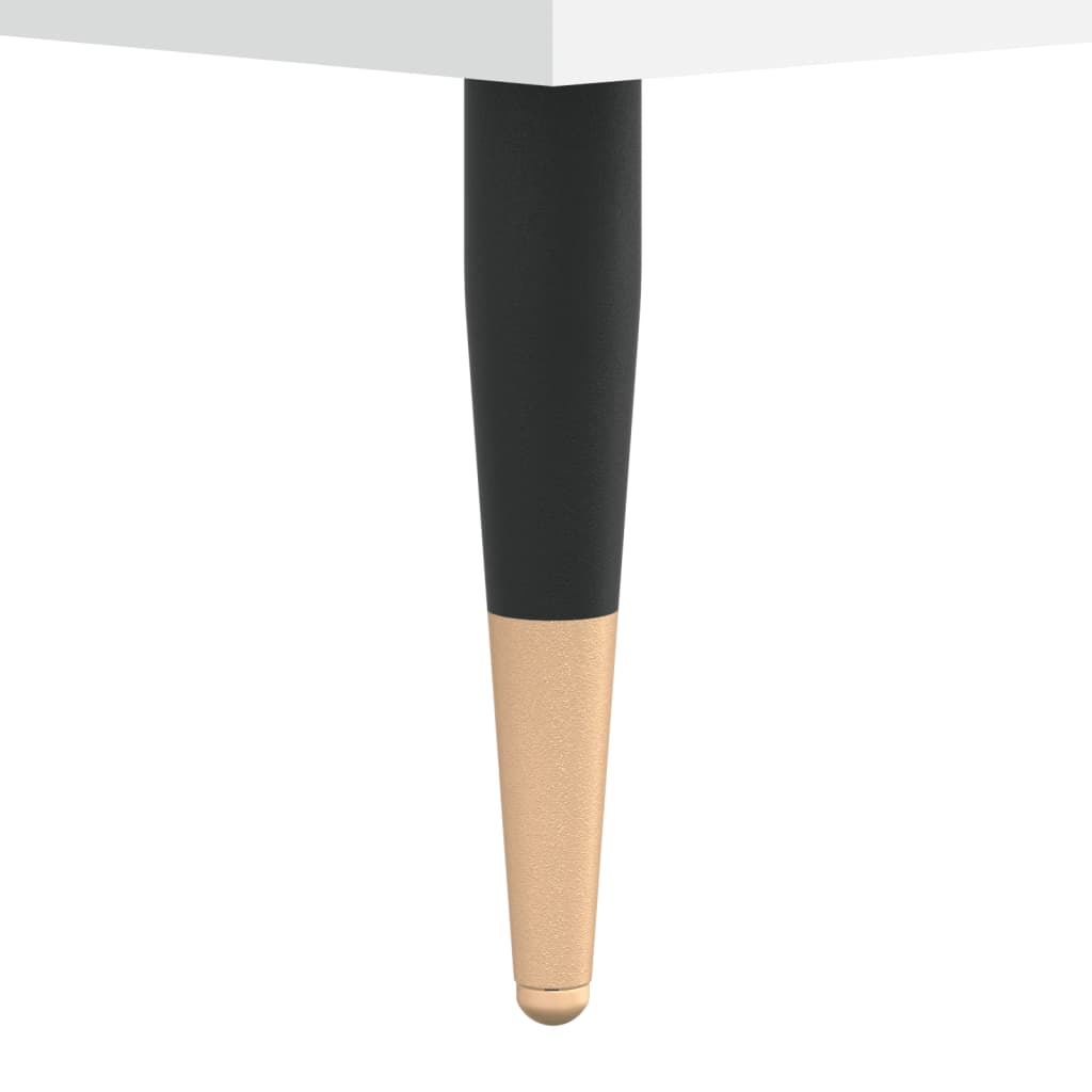 Modern Wooden Home Office Computer Desk Table With 2 Storage Cupboards