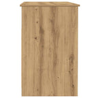 Modern Wooden Home Office Computer Desk Table With 3 Storage Drawers Wood