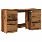 Modern Wooden Home Office Computer Desk Table With 6 Storage Drawers