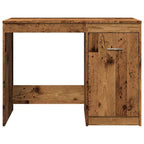 Modern Wooden Home Office Computer Desk Table With Storage Cupboard Wood