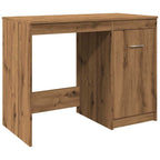 Modern Wooden Home Office Computer Desk Table With Storage Cupboard Wood