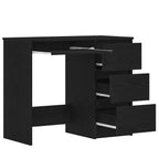 Modern Wooden Home Office Computer Desk Table With 3 Storage Drawers