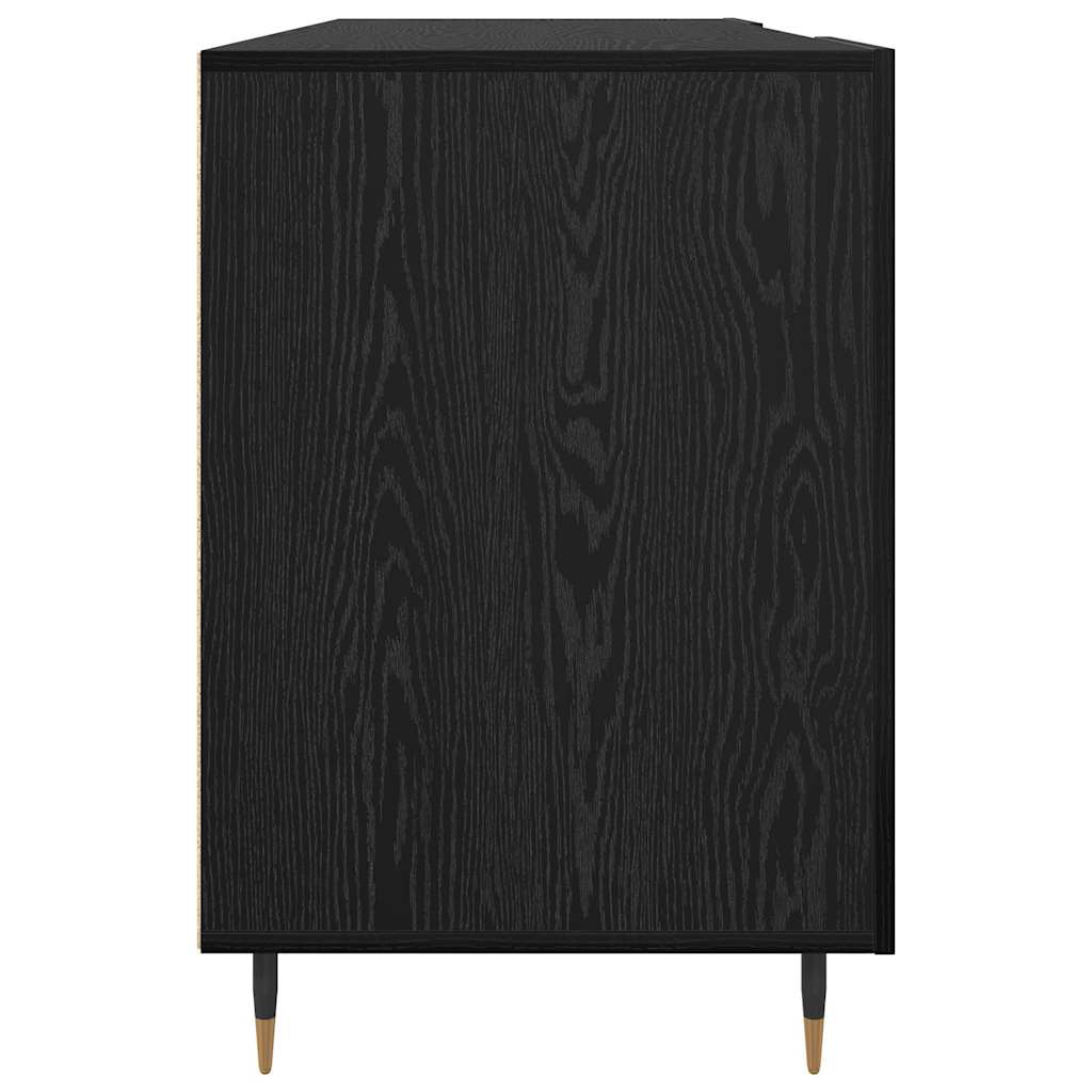 Modern Wooden Home Office Computer Desk Table With 2 Storage Cupboards