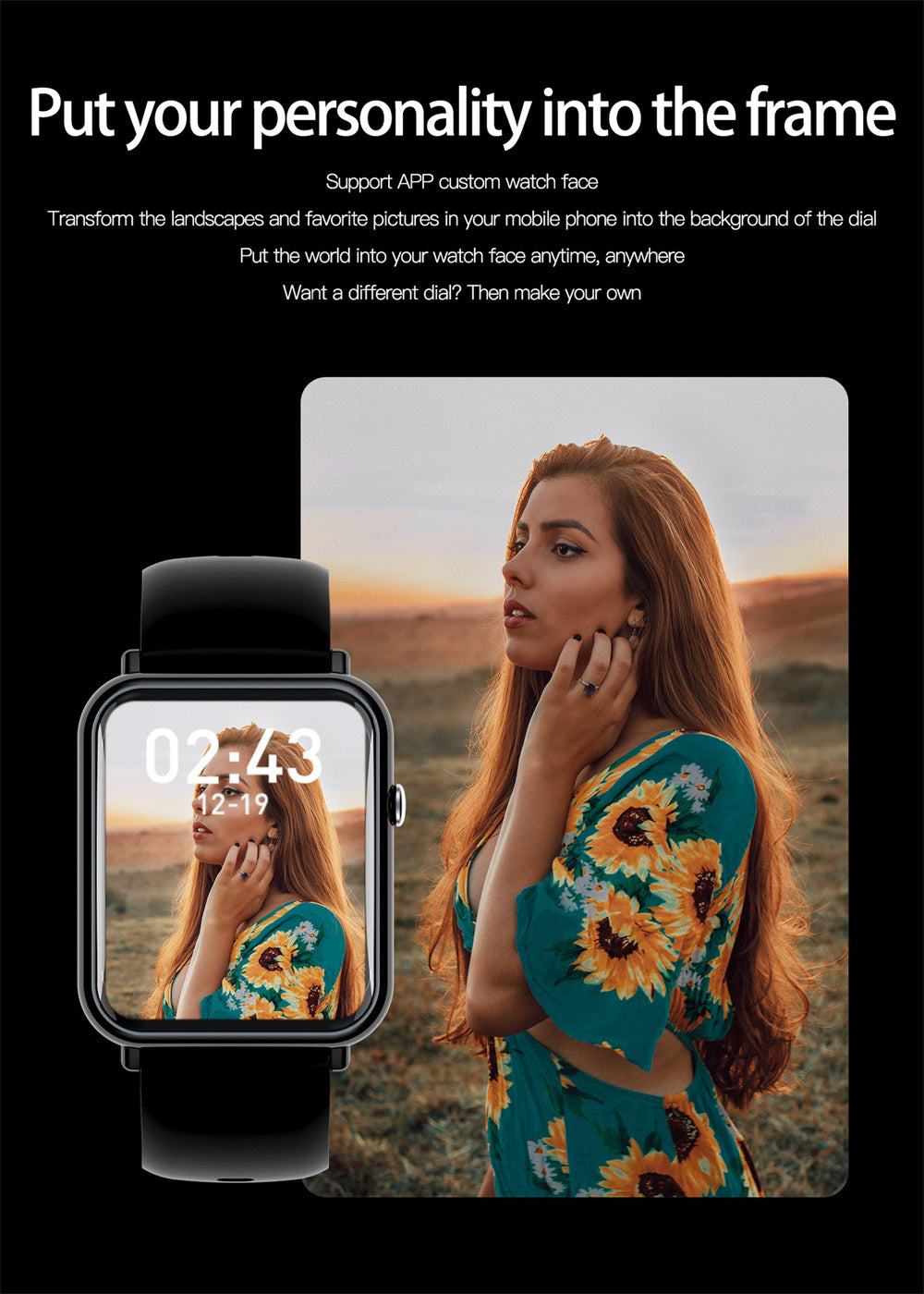 Premium Smart Waterproof Watch - IP67 Fitness Tracker with Bluetooth 5.2 | 1.69" HD Display
