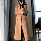 Loose Slim Fit Woolen Coat Mid-length Woolen Coat
