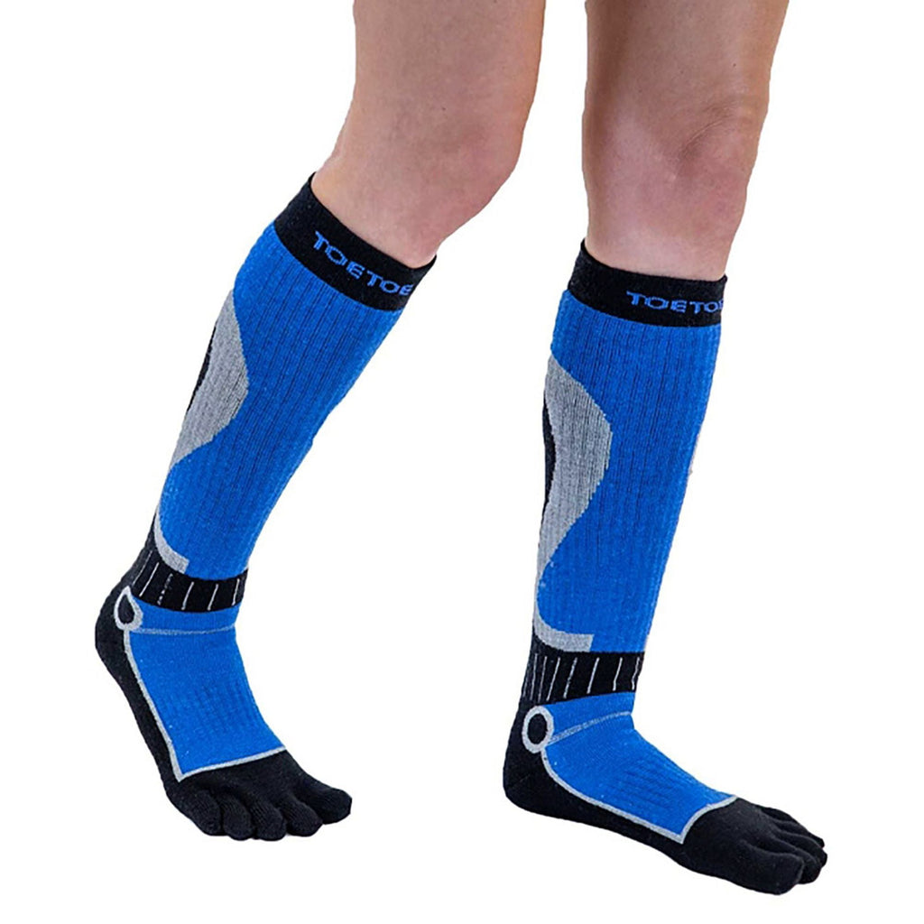 1 Pack Mens & Ladies Sports Ski / Snow Knee High Toe Socks