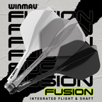 WINMAU Fusion Flight & Shaft Solid White