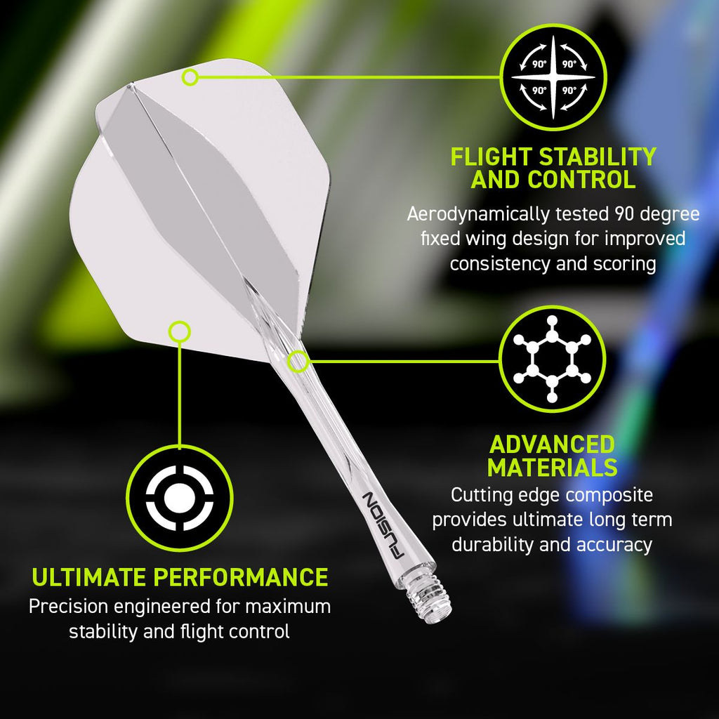 WINMAU Fusion Flight & Shaft Clear #6