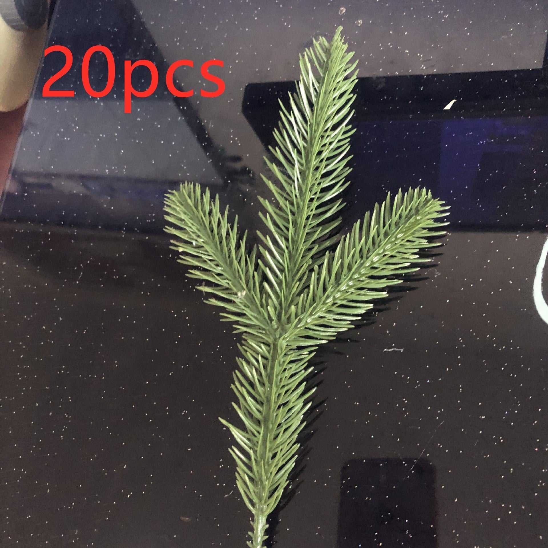 Christmas tree flower simulation pine needles