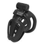 LOCK4D Armoured Bent Ring Chastity Cage