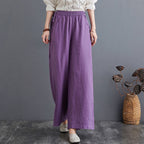 Spring And Summer Art Cotton Linen Pants Loose Plus Size