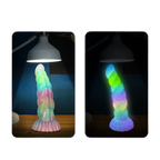 WistGlow – Fantasy Dildo – Spiral Texture & Glow-in-the-Dark Vibrating Dildo