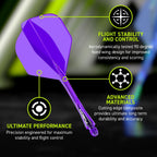 WINMAU Fusion Flight & Shaft Purple #2
