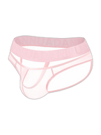 2 Pack Men's Stretch Solid Color Sexy Crotch Single-Layer Briefs