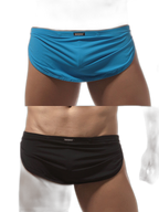 Men's Sexy Side Split  Boxers With Support Pouch
