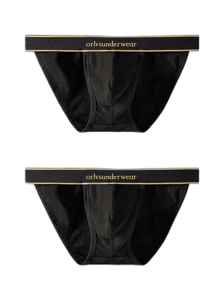 2 Pack Men's U-Pouch Gym Fitness Breathable Cotton Briefs