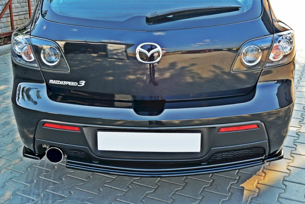 Maxton Design - Central Rear Splitter Mazda 3 MPS Mk1 US-Spec Version