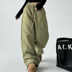 Thickened Thermal Cotton Pants Women's Loose-fitting Casual Pants