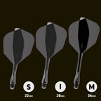 WINMAU Fusion Flight & Shaft Black #6