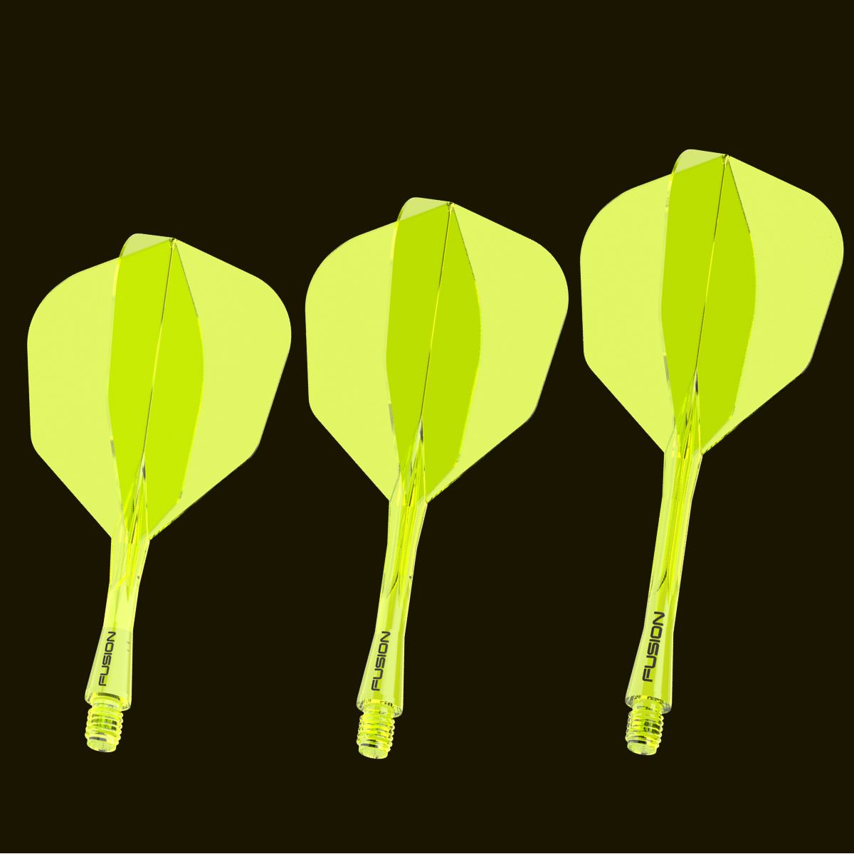 WINMAU Fusion Flight & Shaft Yellow #6