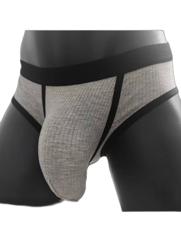 3 Pack Men's Seamless Comfort Large Supportive Pouch Sexy Low-Rise Briefs