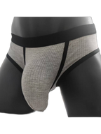 3 Pack Men's Seamless Comfort Large Supportive Pouch Sexy Low-Rise Briefs