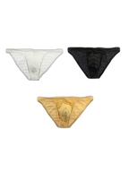 3-pack Men's Low-rise Sexy Mesh Lace Briefs