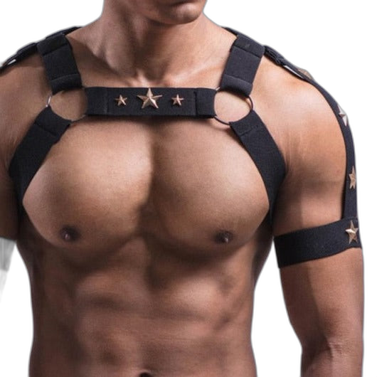 Fluorescent Glow In The Dark Elastic Harness