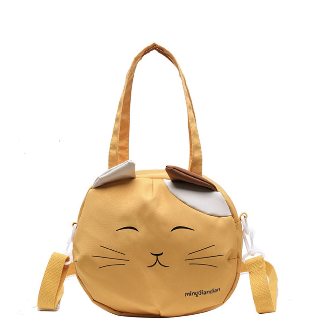 Women's Shoulder Bag New Personalized Fashion Handbag Cartoon Cat Messenger Bag Female Japanese Canvas Bag