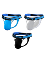 Men's Sexy Butt-Lifting Sporty U-Pouch Large Thong & Strings