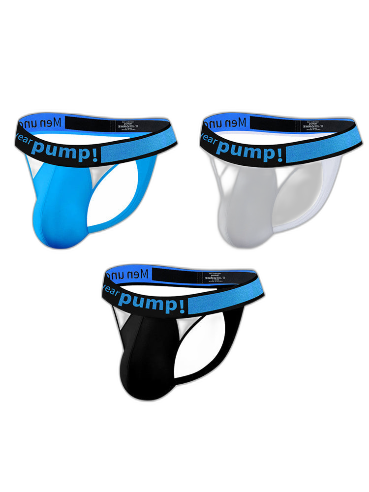 Men's Sexy Butt-Lifting Sporty U-Pouch Large Thong & Strings
